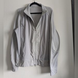 Lululemon Men's Zip Up Light Jacket Grey Size Large